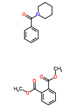 Phthalic acid, dimethyl ester, mixt. with 1-benzoylpiperidine Structure,58098-09-2Structure