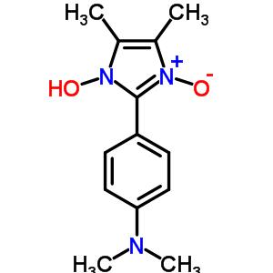 Benzenamine,4-(1-hydroxy-4,5-dimethyl-3-oxido-1h-imidazol-2-yl)-n,n-dimethyl- Structure,58099-79-9Structure