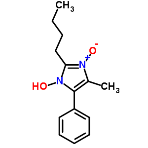 2-Butyl-3-hydroxy-5-methyl-1-oxido-4-phenyl-imidazole Structure,58099-81-3Structure