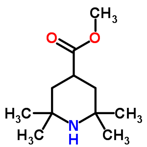 4-Piperidinecarboxylic acid,2,2,6,6-tetramethyl-,methyl ester Structure,58113-54-5Structure