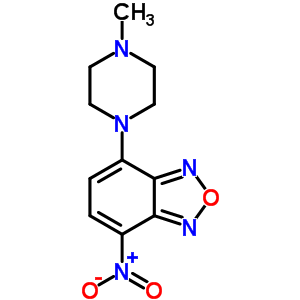 4-(4-Methylpiperazino)-7-nitro-2,1,3-benzoxadiazole Structure,58131-52-5Structure