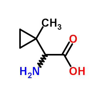 2-(1-Methylcyclopropyl)glycine Structure,58160-96-6Structure