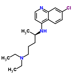 (R)-氯喹結(jié)構(gòu)式_58175-87-4結(jié)構(gòu)式