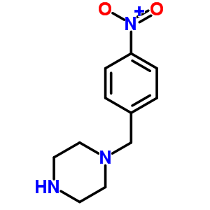 1-[(4-Nitrophenyl)methyl]piperazine Structure,58198-49-5Structure