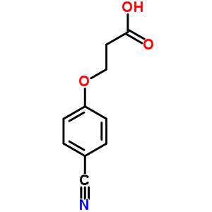 3-(4-Cyanophenoxy)propanoic acid Structure,58228-89-0Structure