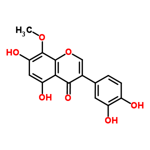 3-(3,4-Dihydroxyphenyl)-5,7-dihydroxy-8-methoxy-4h-1-benzopyran-4-one Structure,58262-89-8Structure