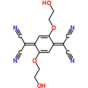 2,5-Bis(2-hydroxyethoxy)-7,7,8,8-tetracyanoquinodimethane Structure,58268-29-4Structure