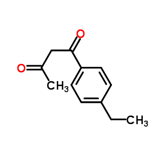 1-(4-乙基-苯基)-丁烷-1,3-二酮結(jié)構(gòu)式_58278-92-5結(jié)構(gòu)式