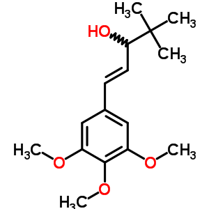 1-(3,4,5-Trimethoxyphenyl)-4,4-dimethyl-1-penten-3-ol Structure,58344-47-1Structure