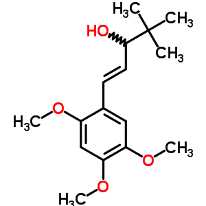 1-(2,4,5-Trimethoxyphenyl)-4,4-dimethyl-1-penten-3-ol Structure,58344-48-2Structure