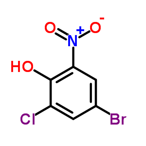 4-Bromo-2-chloro-6-nitrophenol Structure,58349-01-2Structure