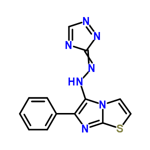 6-Phenyl-5-[(1h-1,2,4-triazol-3-yl)azo]imidazo[2,1-b]thiazole Structure,58376-56-0Structure