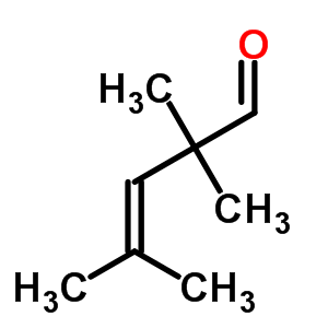 3-Pentenal,2,2,4-trimethyl- Structure,5842-49-9Structure