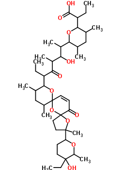 (4S)-20-脫氧-20-氧代-4beta-甲基沙利霉素結(jié)構式_58439-94-4結(jié)構式