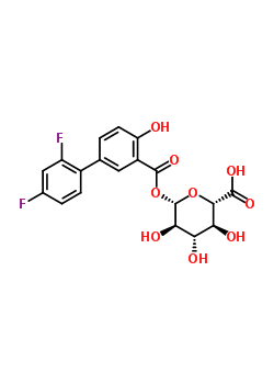 Diflunisal-acyl-β-d-glucuronide Structure,58446-30-3Structure