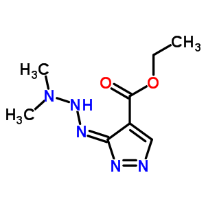 Ethyl (3z)-3-(dimethylaminohydrazinylidene)pyrazole-4-carboxylate Structure,58456-63-6Structure