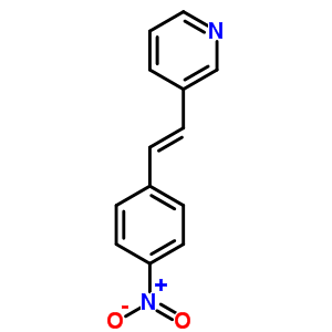 3-[(E)-2-(4-硝基苯基)乙烯]吡啶結(jié)構(gòu)式_5847-74-5結(jié)構(gòu)式