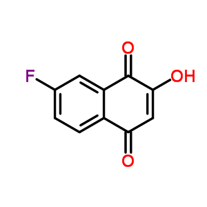 7-Fluoro-2-hydroxy-1,4-naphthalenedione Structure,58472-36-9Structure