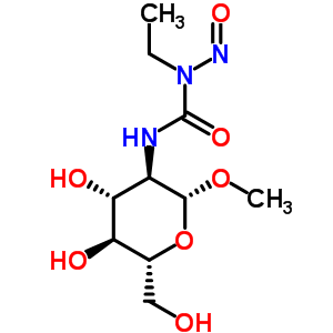 Methyl 2-deoxy-2-(3-ethyl-3-nitrosoureido)-β-d-glucopyranoside Structure,58484-23-4Structure