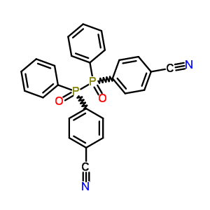 4-[[(4-Cyanophenyl)-phenyl-phosphoryl]-phenyl-phosphoryl]benzonitrile Structure,5849-56-9Structure