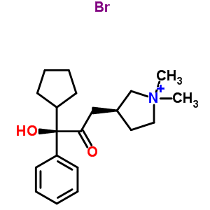 Threo-glycopyrronium bromide Structure,58493-54-2Structure