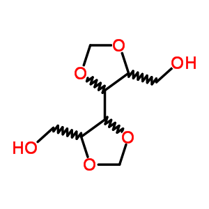 2,3-O:4,5-O-二(亞甲基)-D-甘露醇結(jié)構(gòu)式_58525-56-7結(jié)構(gòu)式