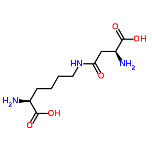 (2S)-6-氨基-2-[[(3s)-3-氨基-4-羥基-4-氧代丁?；鵠氨基]己酸結(jié)構(gòu)式_5853-83-8結(jié)構(gòu)式