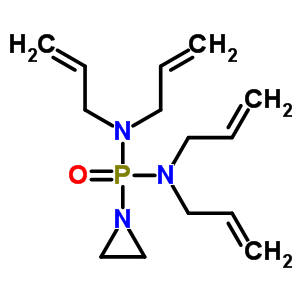 (1-Aziridinyl)bis(diallylamino)phosphine oxide Structure,58588-69-5Structure