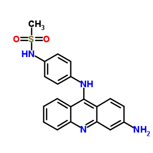 N-[4-[(3-amino-9-acridinyl)amino]phenyl ]methanesulfonamide Structure,58658-27-8Structure