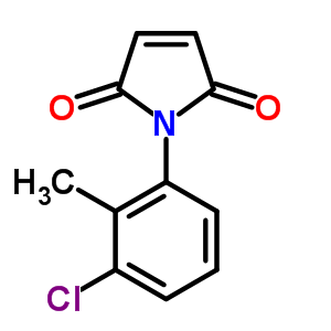 1-(3-Chloro-2-methyl-phenyl)pyrrole-2,5-dione Structure,58670-25-0Structure