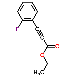 (2-Fluoro-phenyl)-propynoic acid ethyl ester Structure,58686-74-1Structure