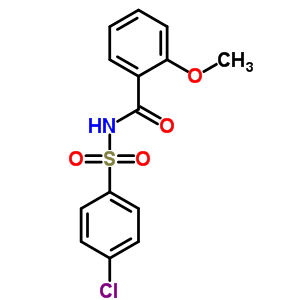 N-(4-chlorophenyl)sulfonyl-2-methoxy-benzamide Structure,58734-23-9Structure