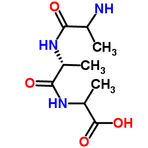 L-丙氨?；?D-丙氨酰基-L-丙氨酸結構式_5874-86-2結構式