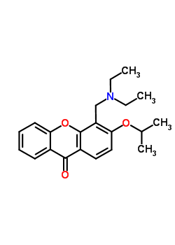 4-(Diethylamino)methyl-3-isopropoxy-9h-xanthen-9-one Structure,58741-67-6Structure