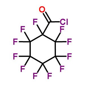 十一氟環(huán)己烷羰酰氯結(jié)構(gòu)式_58816-79-8結(jié)構(gòu)式