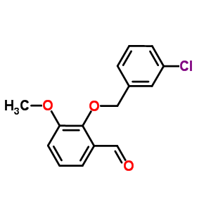 2-[(3-Chlorobenzyl)oxy]-3-methoxybenzaldehyde Structure,588678-18-6Structure