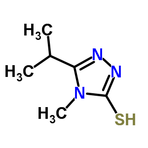 5-Isopropyl-4-methyl-4H-1,2,4-triazole-3-thiol Structure,588680-36-8Structure