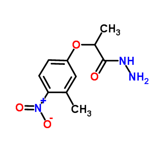 2-(3-Methyl-4-nitrophenoxy)propanohydrazide Structure,588681-42-9Structure