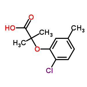 2-(2-Chloro-5-methylphenoxy)-2-methylpropanoic acid Structure,588692-86-8Structure