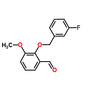 2-[(3-氟芐基)氧基]-3-甲氧基苯甲醛結構式_588696-81-5結構式