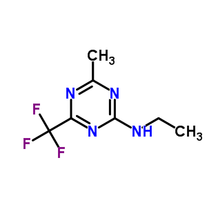 N-ethyl-6-(trifluoromethyl)-4-methyl-1,3,5-triazin-2-amine Structure,58892-57-2Structure