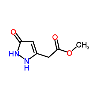 1H-pyrazole-3-acetic acid,2,5-dihydro-5-oxo-,methyl ester Structure,58979-88-7Structure