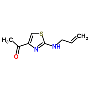 1-(2-(2-Propenylamino)-4-thiazolyl)ethanone Structure,5898-39-5Structure