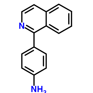 1-(4-Aminophenyl)isoquinoline Structure,58992-84-0Structure