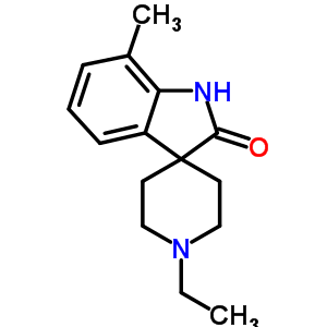 1’-Ethyl-7-methylspiro[indoline-3,4’-piperidin]-2-one Structure,59022-56-9Structure