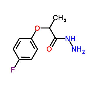 2-(4-Fluorophenoxy)propanohydrazide Structure,590356-83-5Structure