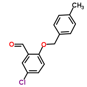 5-Chloro-2-[(4-methylbenzyl)oxy]benzaldehyde Structure,590360-23-9Structure