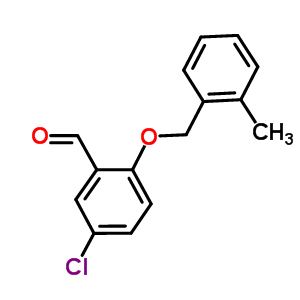 5-Chloro-2-[(2-methylbenzyl)oxy]benzaldehyde Structure,590360-24-0Structure