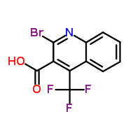 2-Bromo-4-trifluoromethyl-3-quinolinecarboxylic acid Structure,590372-20-6Structure