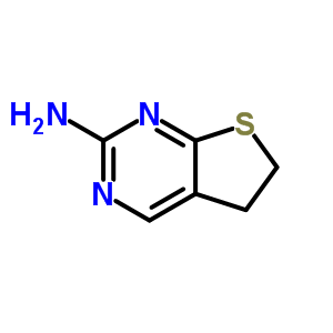 Thieno[2,3-d]pyrimidin-2-amine,5,6-dihydro- Structure,5909-37-5Structure